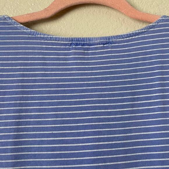 Fresh Produce Dress Womens XS Purple Mini Striped Knit Lagenlook Pockets USA - Picture 9 of 14